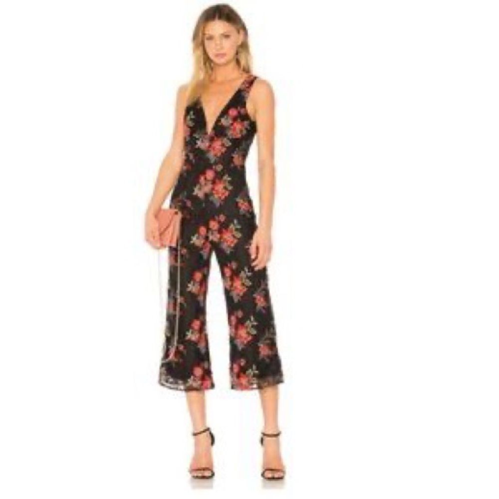 Lovers + Friends Floral Lace Kenneth Jumpsuit small - Picture 11 of 11